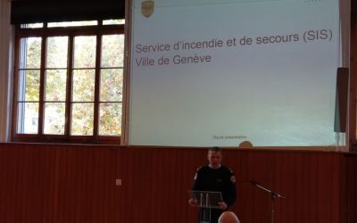 Conférence sécurité par le major Schumacher du SIS