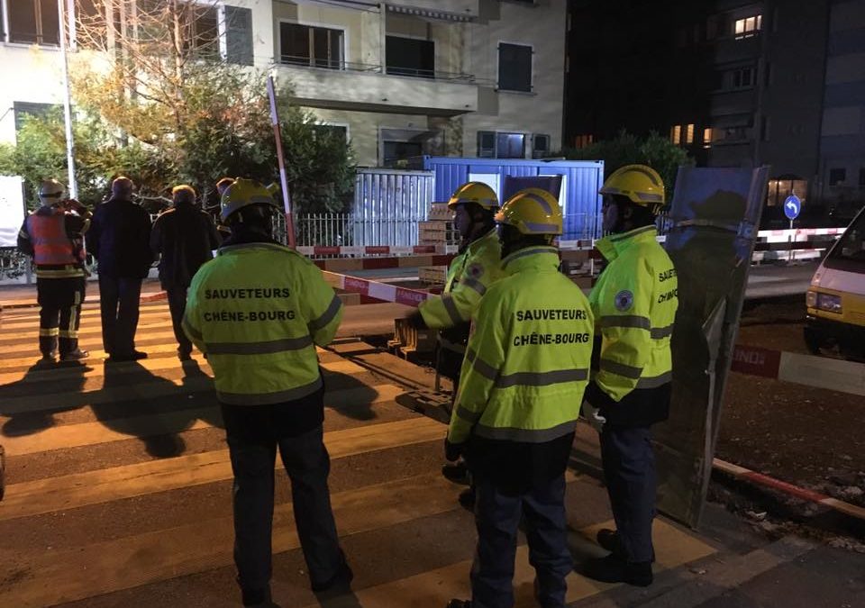 Exercice pompiers – sauveteurs du 15.11.2018