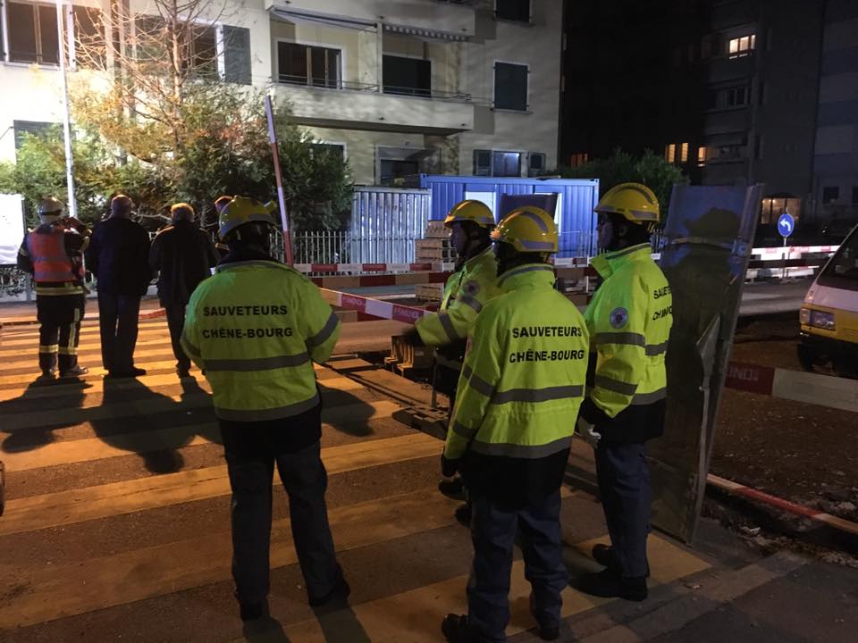 Exercice pompiers – sauveteurs du 15.11.2018
