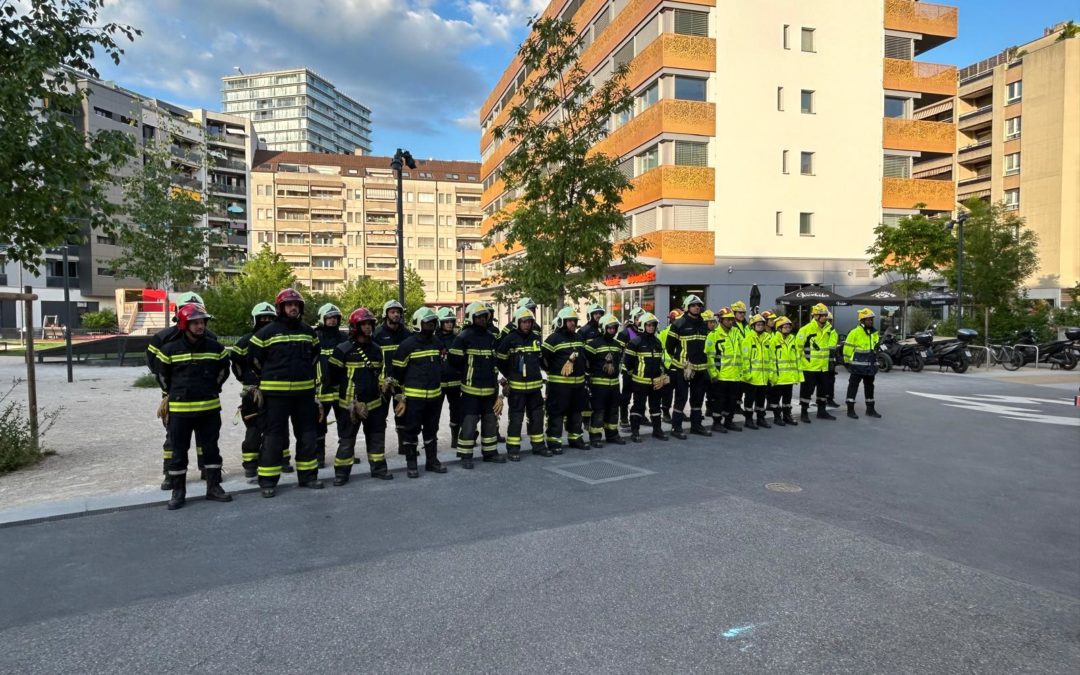 Exercice pompiers – Sauveteurs 04-2026